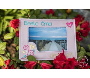 ITH Fotorahmen Muttertag Vatertag - inkl. Oma, Opa & Uroma